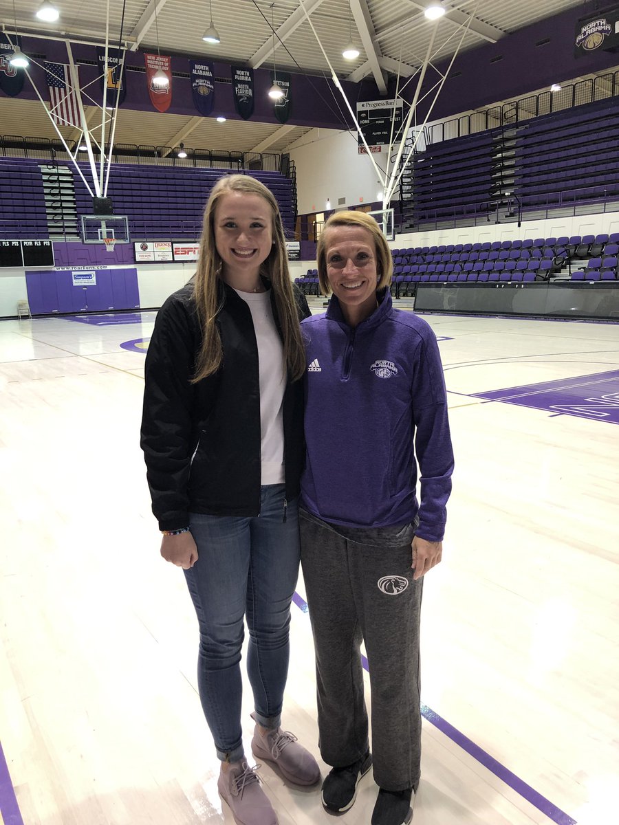 Thanks for a great visit today <a href="/UNAHOOPS/">North Alabama Women's Basketball</a> !
