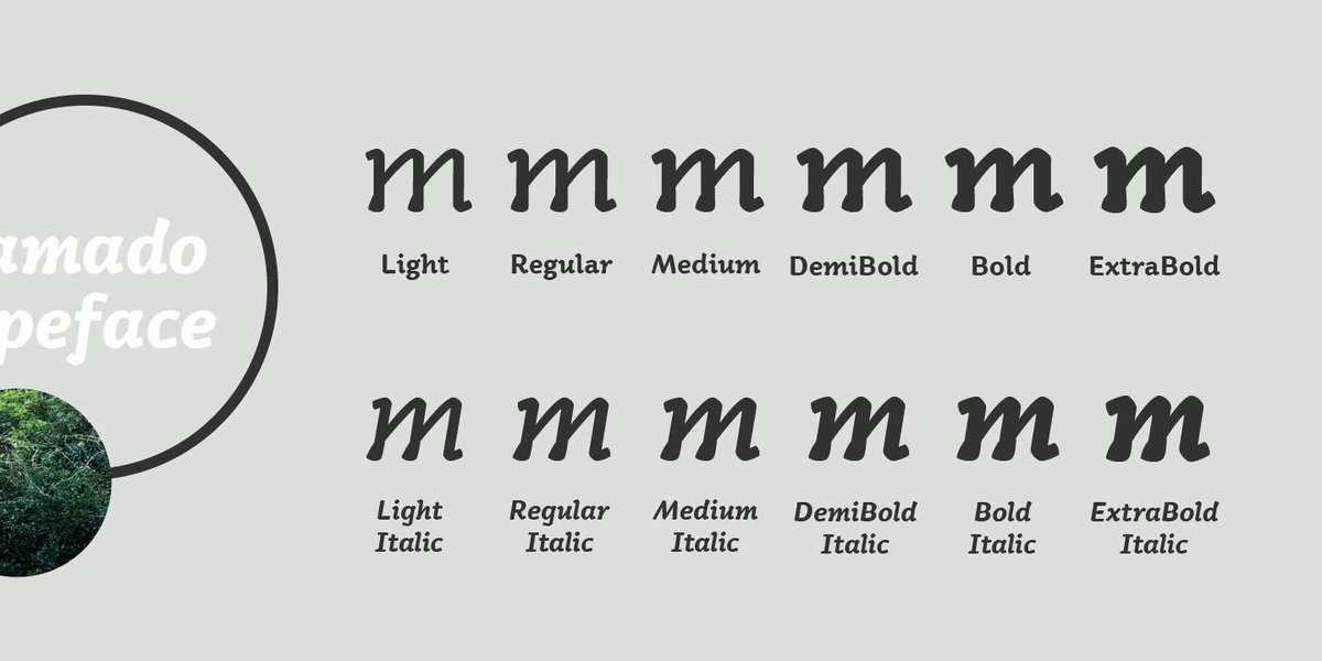 hashtagtype's tweet image. Kamado typeface is 70% off for a limited time only, over at MyFonts! myfonts.com/fonts/hashtag-…