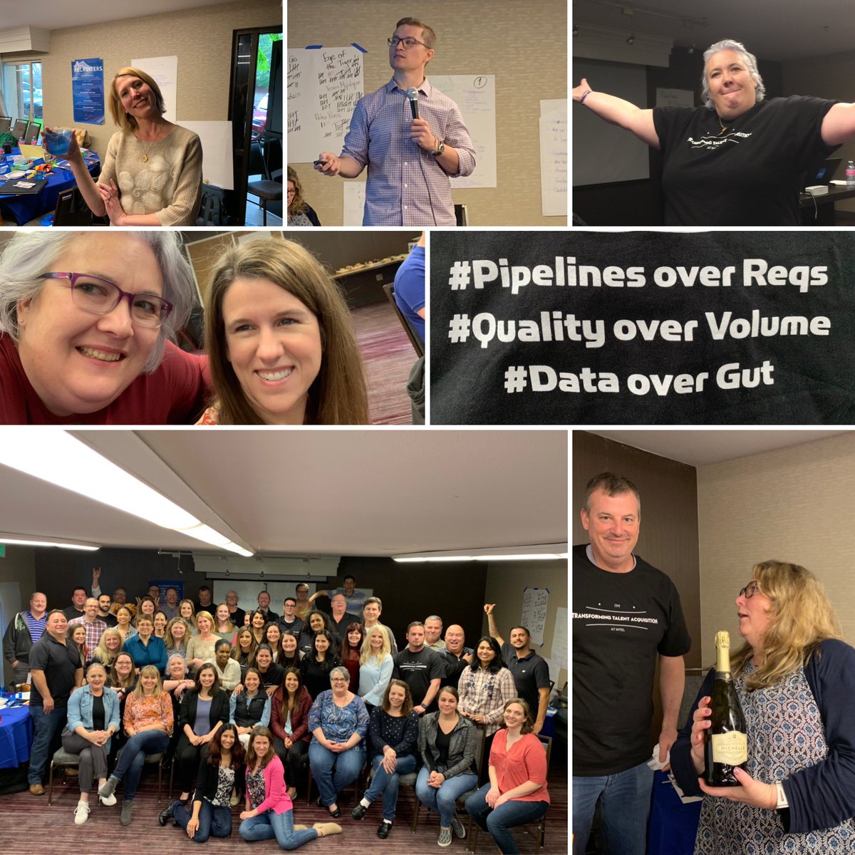allynbailey's tweet image. What a fabulous week. It’s so exciting to be a part of the energy and passion of the Intel TA team in Oregon. We are really changing the game from transactions to building, growing and investing in relationships. #iamintel #pipelinesoverreqs #dataovergut #qualityovervolume