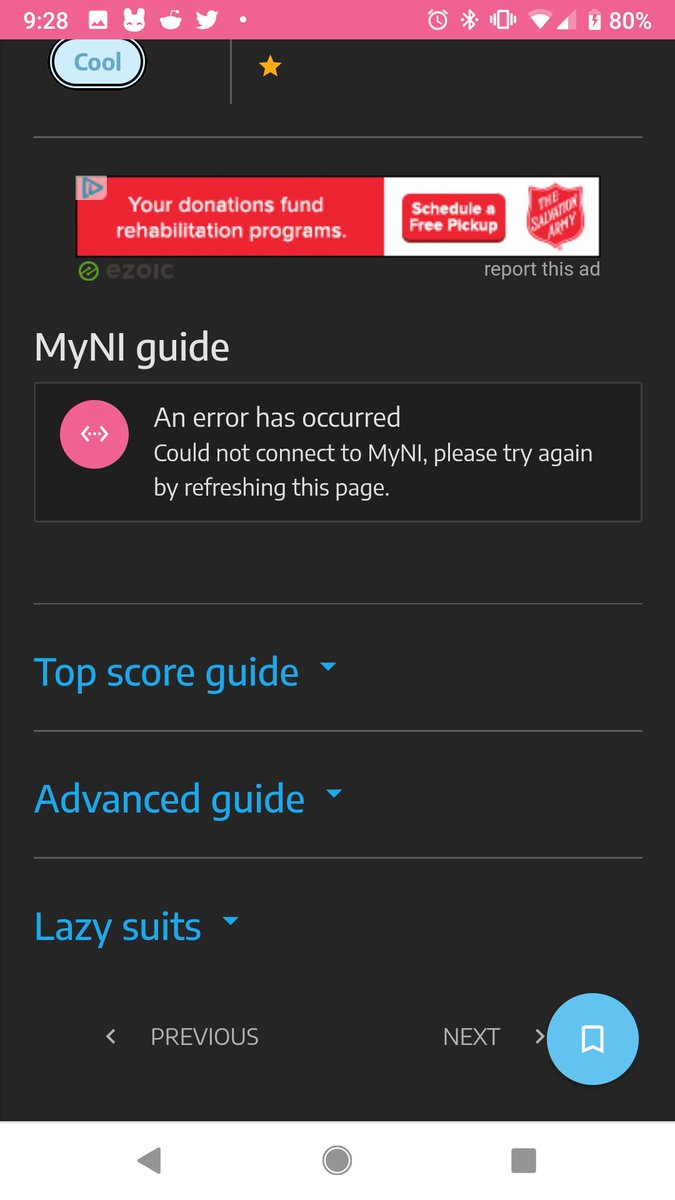 sebootblack2017's tweet photo. @NikkisInfo I can't save wardrobe or get stage suggestions. I've logged out and back in. I've cleared cache and cookies. I've tried mobile and desktop. These are the errors I get. Has been happening all day. https://t.co/H0IKW7lAAR