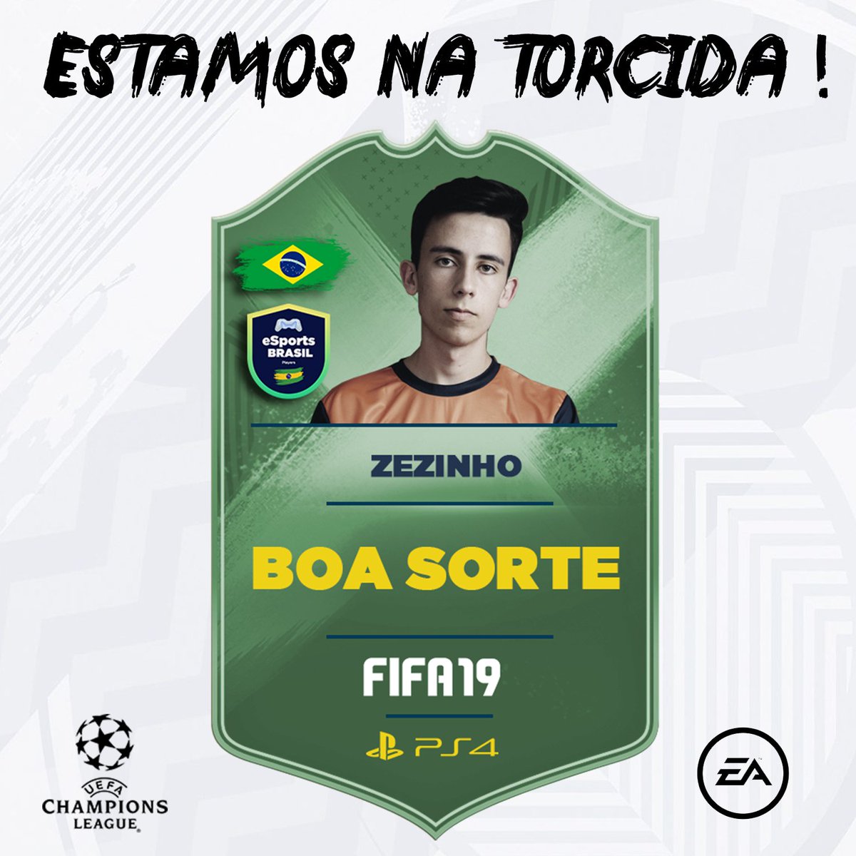 Heldder_Rocha's tweet photo. Fiquem ligados eChampions League nos dias 26 e 27 de Abril ๐
Vamos torcer pelos nossos 4 representantes!
๐๐๐ช๐ฎ๐ง๐ทโฝ๏ธ @Zezinho23xX รฉ um deles, Boa Sorte!
@eSBplayers, vamos fazer a cobertura dos ProPlayers ๐ง๐ท๐
#eSBplayers #eSBPplay @EAFIFABR @EASPORTSFIFA @_EABrasil https://t.co/9phElOrWz3