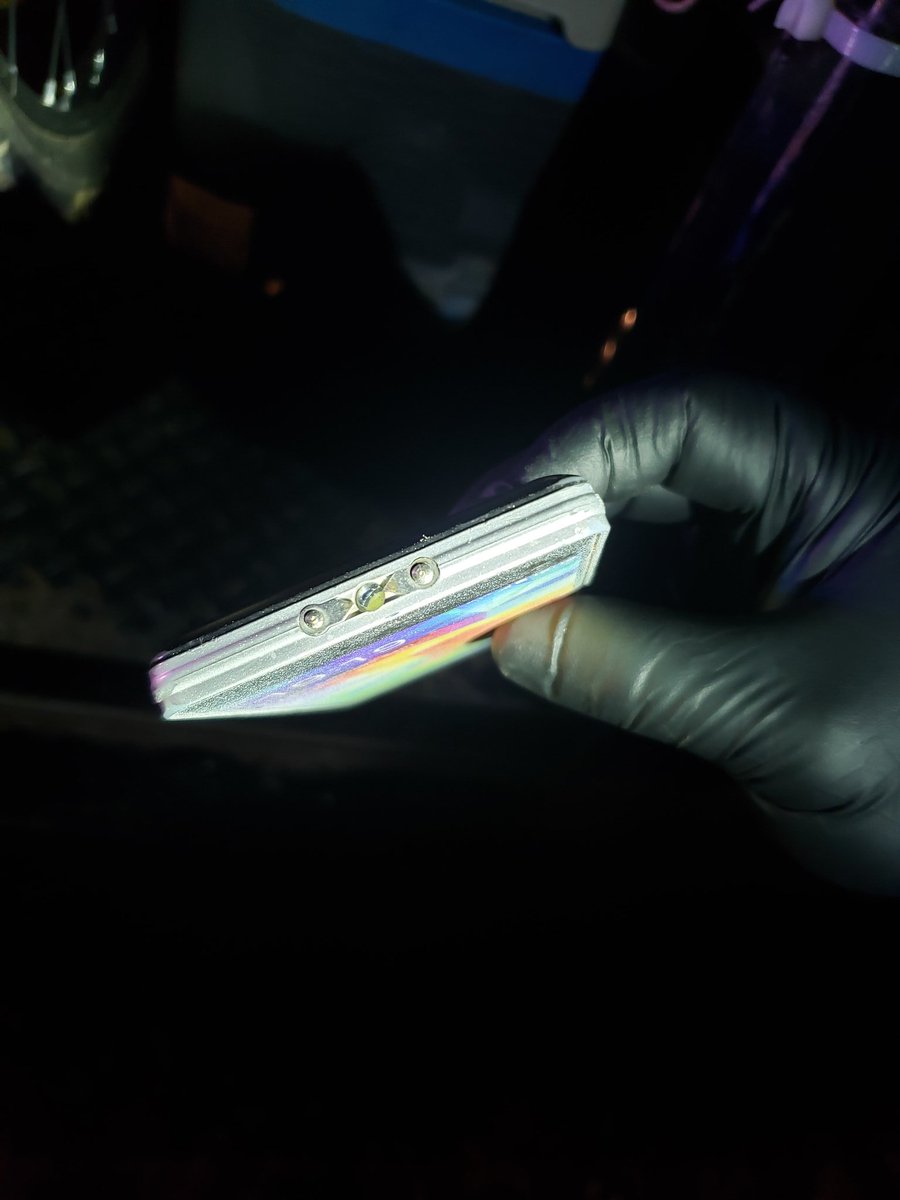 ottawapd's tweet photo. During warrant arrest officers and deputies found taser-like device that looks like a cell phone. #BeSafe #BeAware Never know what you will find....@frcosheriff https://t.co/OKILSy9CUe