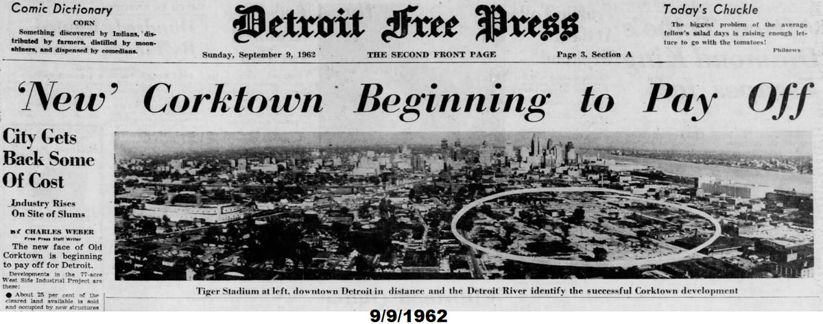 Detroit Street View On Twitter Detroit 6th Abbott 1956 2018 This Corktown Corner Along W Dozens Of Others Had Already Been Declared A Blighted Area Bureaucrat Speak For We Want The Land For