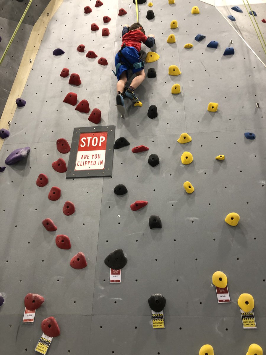 sapiascience's tweet photo. Sometimes you just need to climb! #betarocks #rockclimb #rockclimber #vacation #risktaker #spsbody #trynewthings So impressed with Declan today.. https://t.co/YfZ6hZj8QS