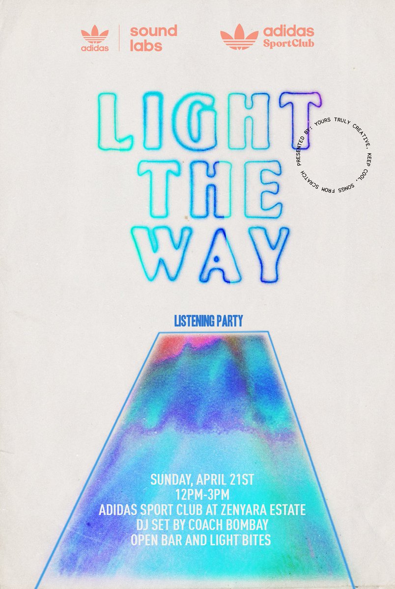 Sunday in the desert we’re having a listening party for SFS: Vol 1 - Light the Way with <a href="/keepcool/">Keep Cool</a> <a href="/adidasoriginals/">adidas Originals</a> / #adidasSoundLabs /  rsvp here bit.ly/KeepCoolxYTxAd…