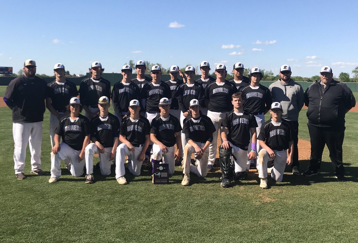 Congrats the <a href="/ECPBadgers/">Elmore City-Pernell</a>  HS Baseball Team. 2019 District Champions! They advance to next weeks Regional Tournament! #okpreps