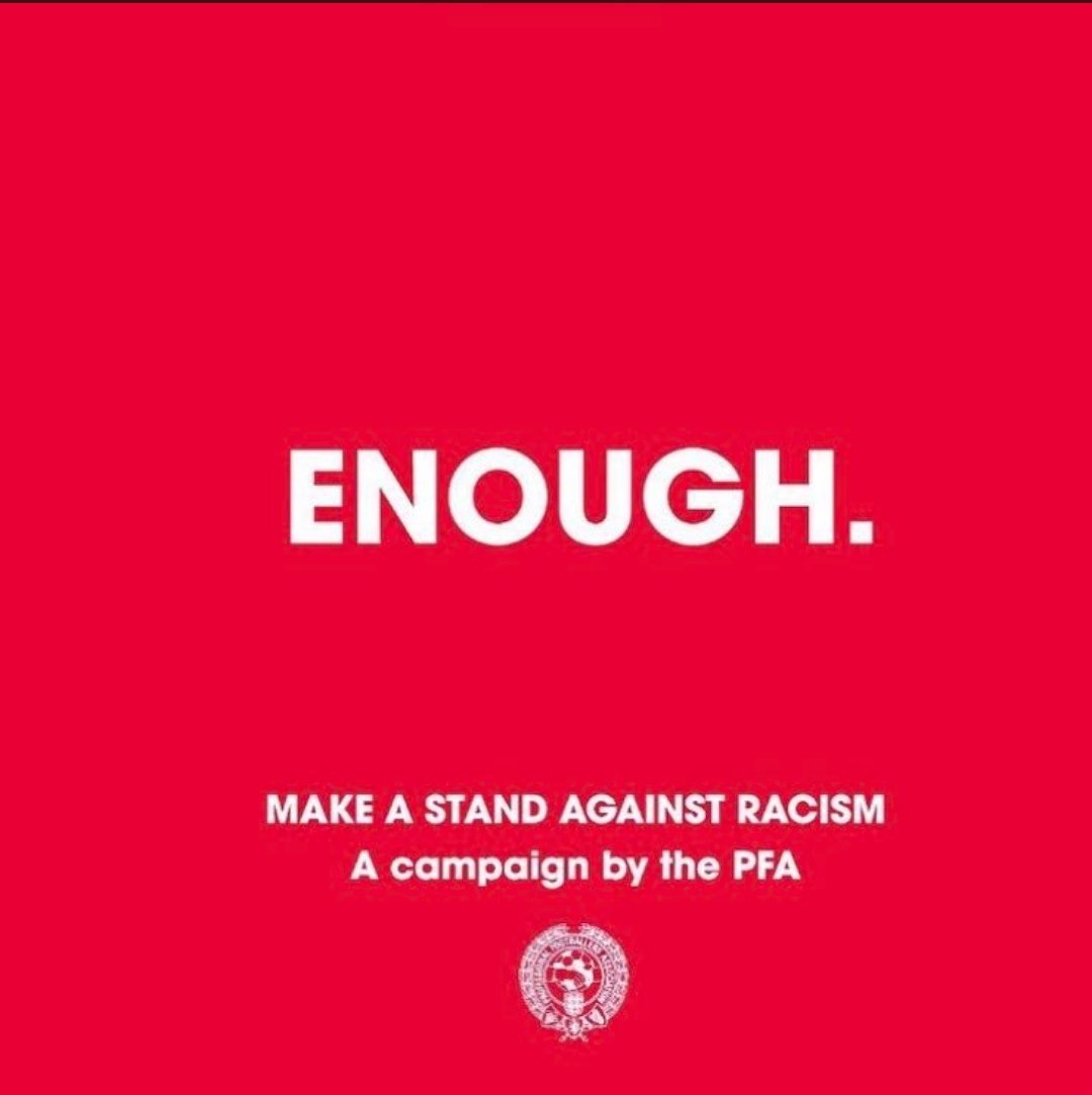 IngfieldThe's tweet photo. We're late on this but we are also making a stand against racist abuse. Fuck the racists. https://t.co/UONmG6gVaE