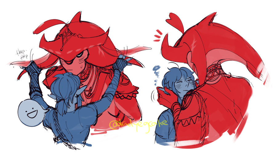 ladeegcake's tweet photo. this is the type of hylian\zora mutual exploration i need https://t.co/avapqZLuh3