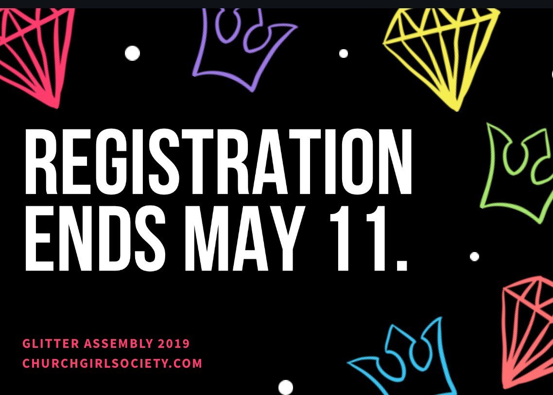 churchgrlsblike's tweet photo. The window to attend the best girls gathering on the East Coast is quickly closing. With so many registration options, theres no excuse to not be in Baltimore. 
https://t.co/fA9bWB81AA 
#notyouraveragechurchgirl #sendthegirlsthisway #thegirlsarecoming #theglitterassembly https://t.co/wUkGkDbS5B