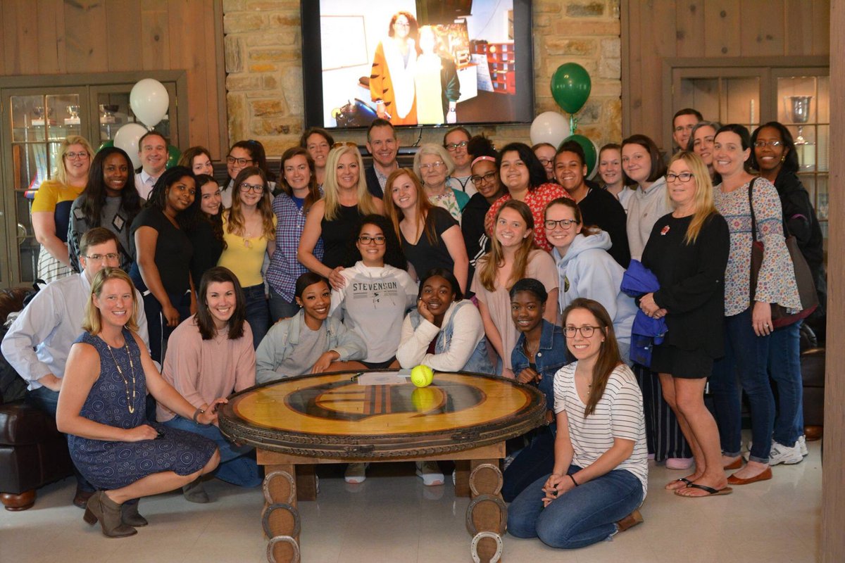OldfieldsSchool's tweet photo. Congratulations, Faith Rhodes '19, on signing to play softball for the Stevenson Mustangs!  The entire Oldfields community is so proud of you, and we can't wait to come see you play! #OSproud https://t.co/dL4RKzO200