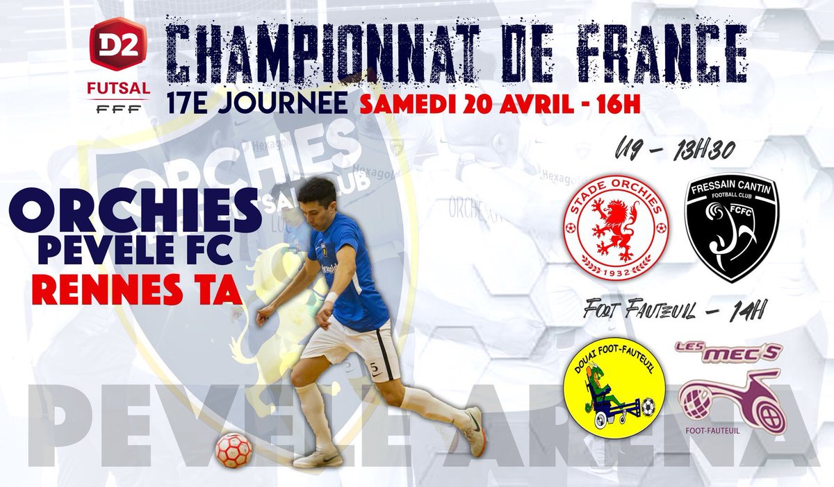 YannickAnsart's tweet photo. La dernière de la saison à domicile.
Avec, en cas de résultat positif, la remise du trophée de champion de D2.
Cette fête du futsal, on espère la partager avec le plus grand monde.
Alors à tout à l’heure avec la #TeamOPFC 🔵⚪️🦁⚡️ https://t.co/DNWpTiwI2a