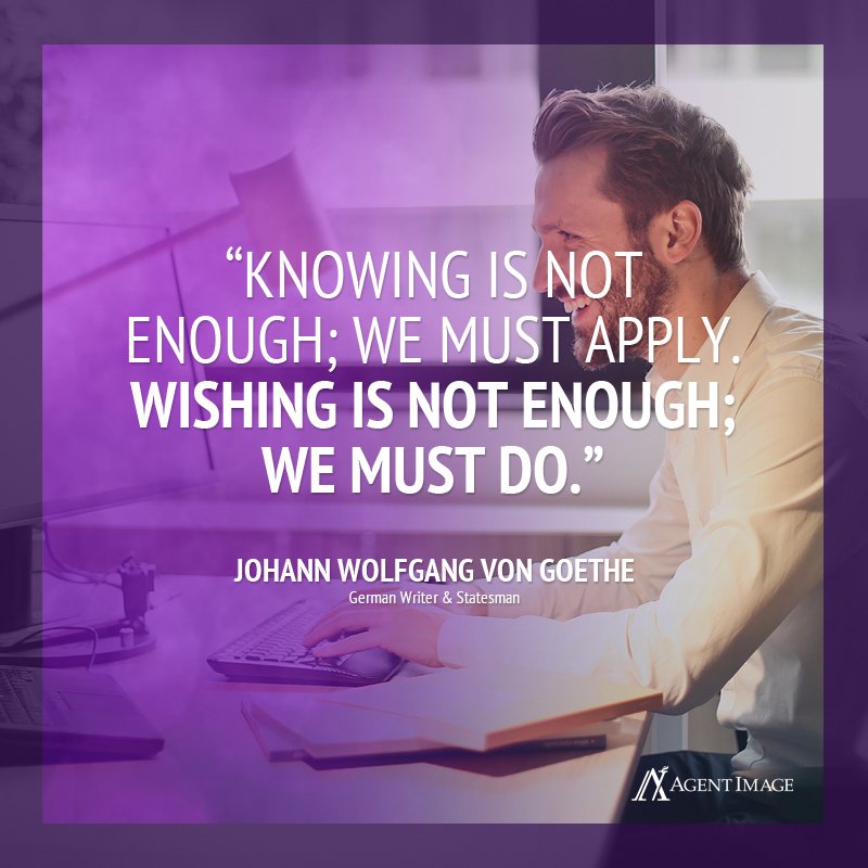 AgentImage's tweet image. Today is a great day to begin achieving those goals and dreams. So put your plans into action and start taking advantage of your knowledge and skills with the help of Agent Image.