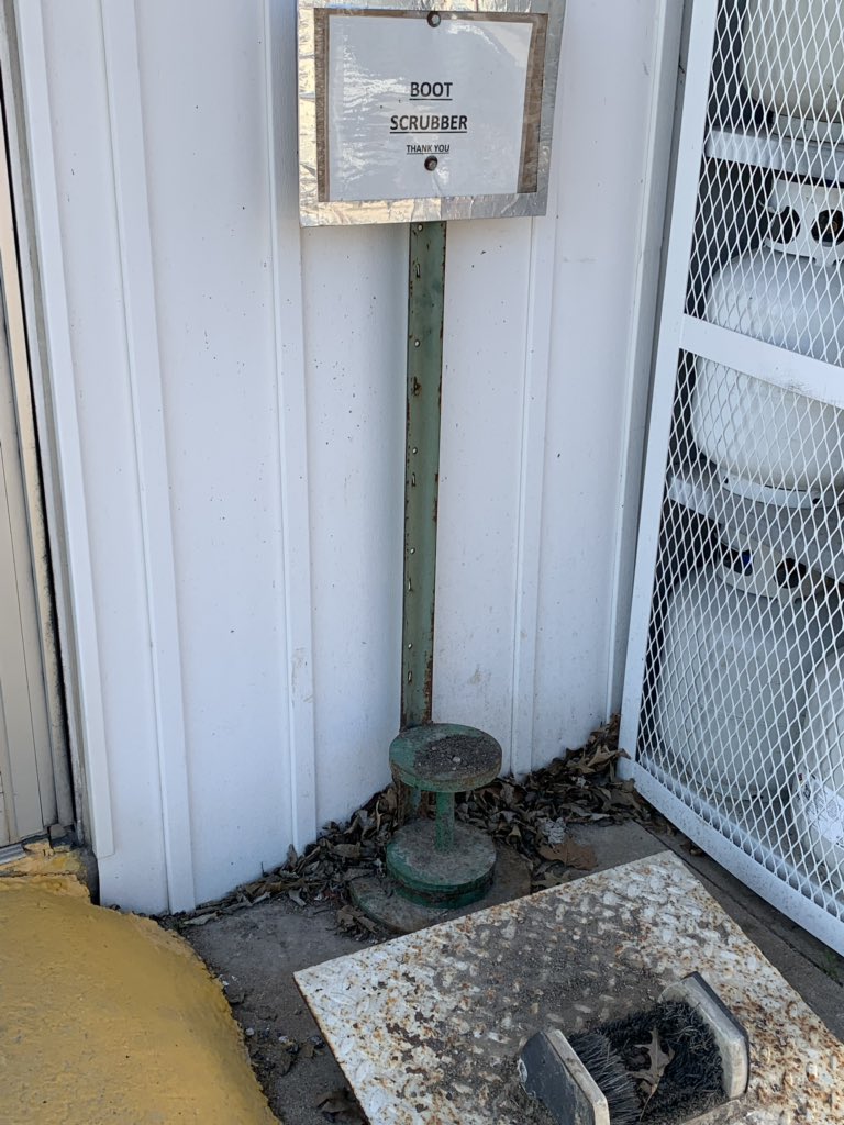 You know your in small town rural Iowa when you find one of these at the gas station