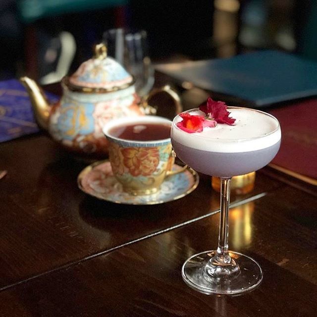 Tea and a cocktail makes for the perfect brunch // join us tomorrow for #SoulSaturday. #RoohSF 📷: <a href="/crazyforboba/">ur mom</a>