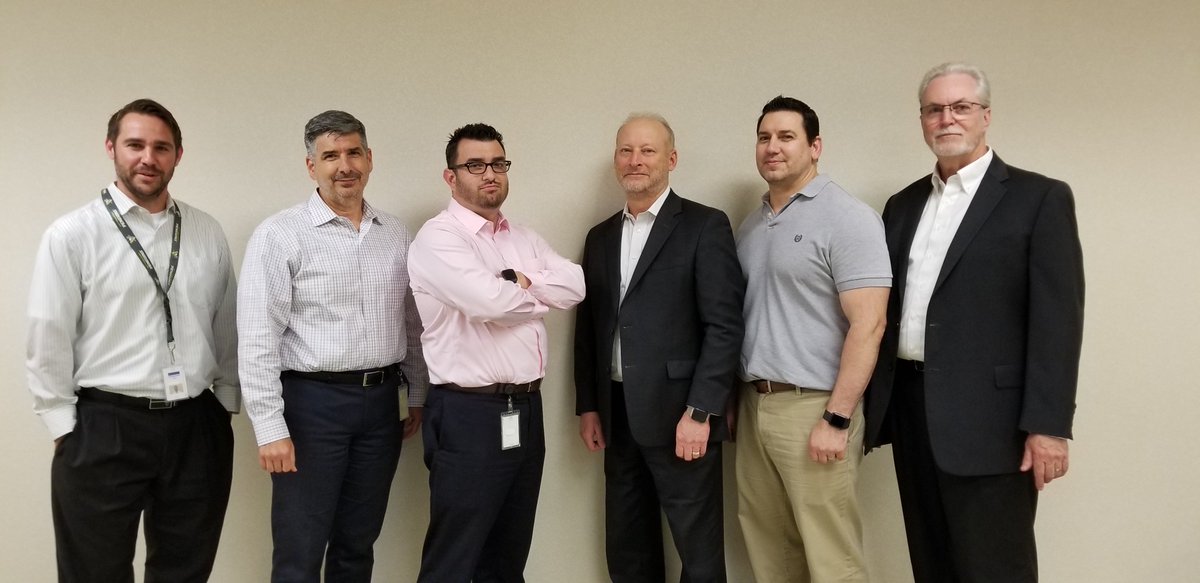 CommFirstCU's tweet photo. Congratulations to the @JaxIcemen for their victory last night! Several of us at @CommFirstCU are supporting your playoff clinch with Playoff Beards! Here are just a few of our staff members who are #GrowingSupport. Good luck tonight and tomorrow night, guys! https://t.co/vCa2fSyzzF