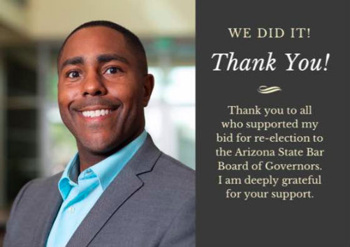 TaylorGomezLLP's tweet photo. We did it! Thank you to all who supported #AttorneyBenjaminTaylor's bid for re-election to the #ArizonaStateBar Board of Governors. We're deeply grateful ⚖️ 🇺🇸 @AZStateBar #phoenix #phx #arizona #mesa #tempe #chandler #glendale #phoenixlawyer #taylorgomezlaw #az #news #azstatebar https://t.co/1lEBhB441P