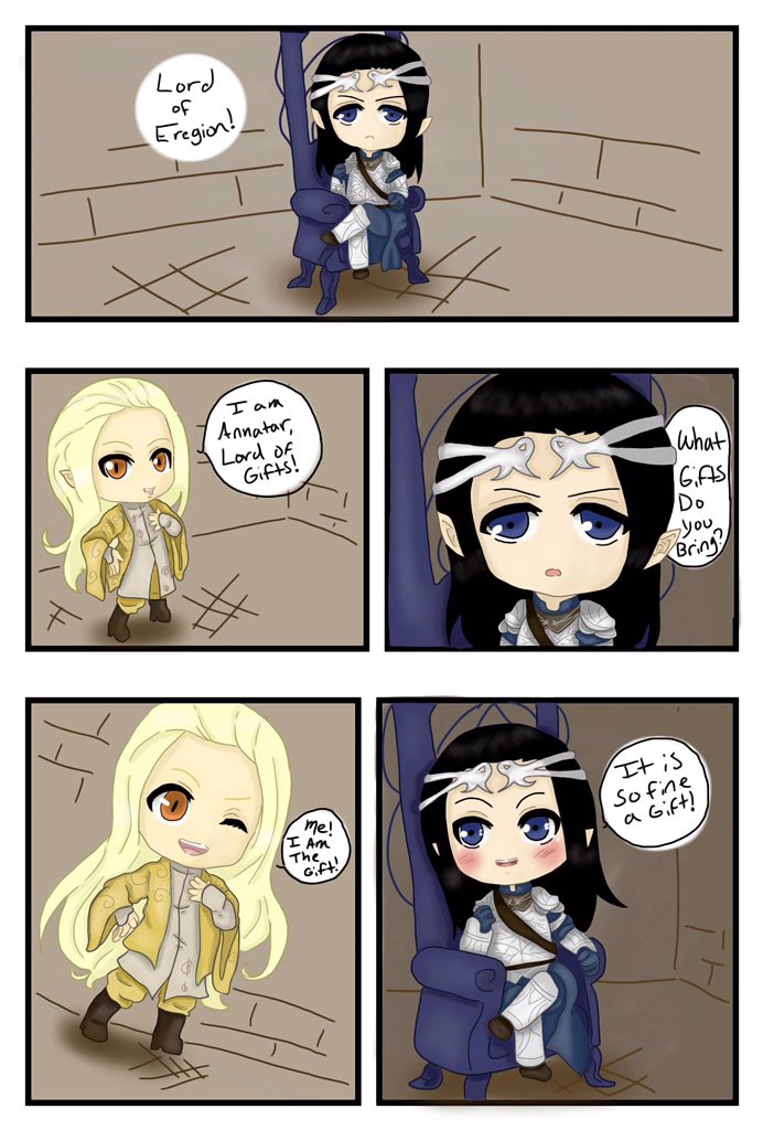 meganpinkroseg1's tweet photo. Shadow of Mordor and shadow of far fan comic #shadowofwar #shadowofmordor #sauron #celebrimbor #tolkienelves #anatar #fanart #fancomic https://t.co/nvV25I28Wx