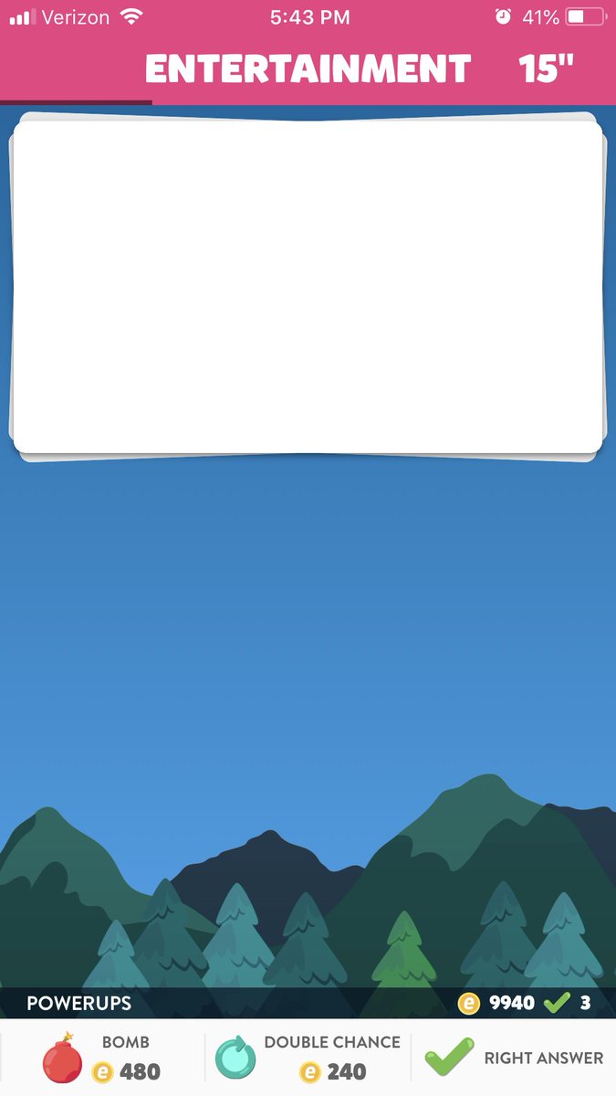 memorrylanee's tweet photo. @TriviaCrack Explain yourself https://t.co/HHU4TIAzoe