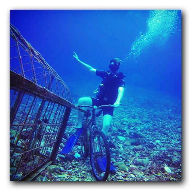 Great day #diving in the #giliislands with one of our fantastic guests at #bluemarlinsenggigi #lombok #giliisland #happycustomers #explorelombok #holidayresortlombok