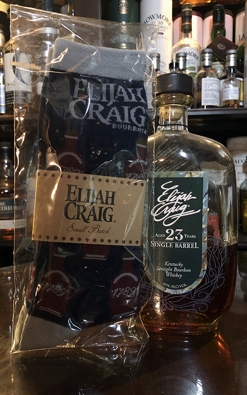 whiskycast's tweet photo. Rules (3): Finally, the bottle of Elijah Craig 23 shown with the socks is NOT part of the drawing. Don't even ask...had to have something to stand the socks up for the photo. #ItsAProp 😉

Also, you only have to RT the first tweet in the thread...not the ones with the rules.  /4 https://t.co/tLhG4XI2k6