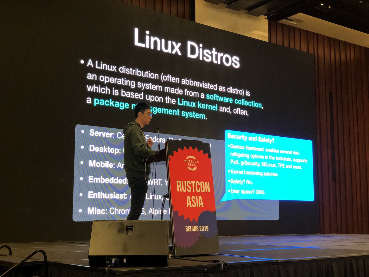RustConAsia's tweet image. Linux From Scratch in Rust @MingshenSun #rustlang #RustConAsia
