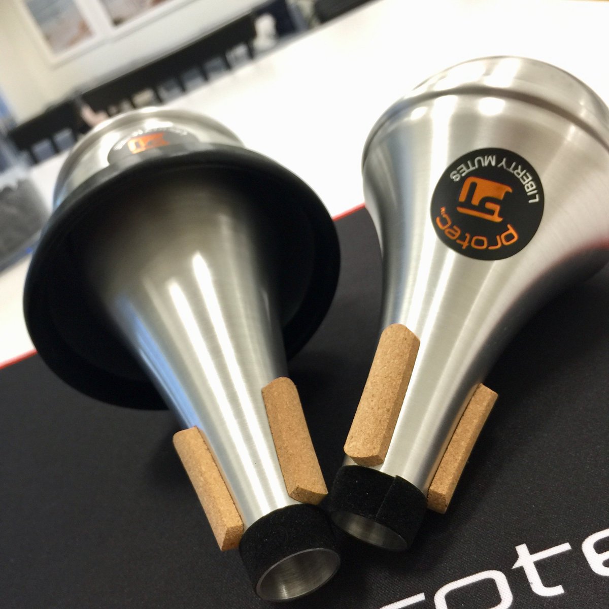 protecstyle's tweet photo. Check out the new #cork on our Liberty Mutes! Longer lasting and an improved fit into the bell. #trumpet #trombone #frenchhorn #protecstyle https://t.co/yURazpbG0C