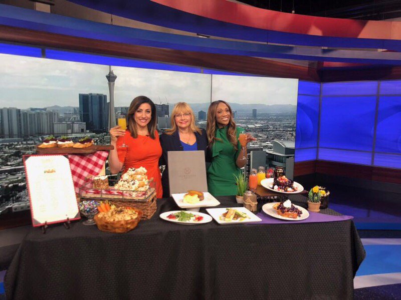 conniebreeze's tweet photo. Had a ball with my KSNV3 Family! #easterdining Happy Friday! https://t.co/LxbNO099bA
