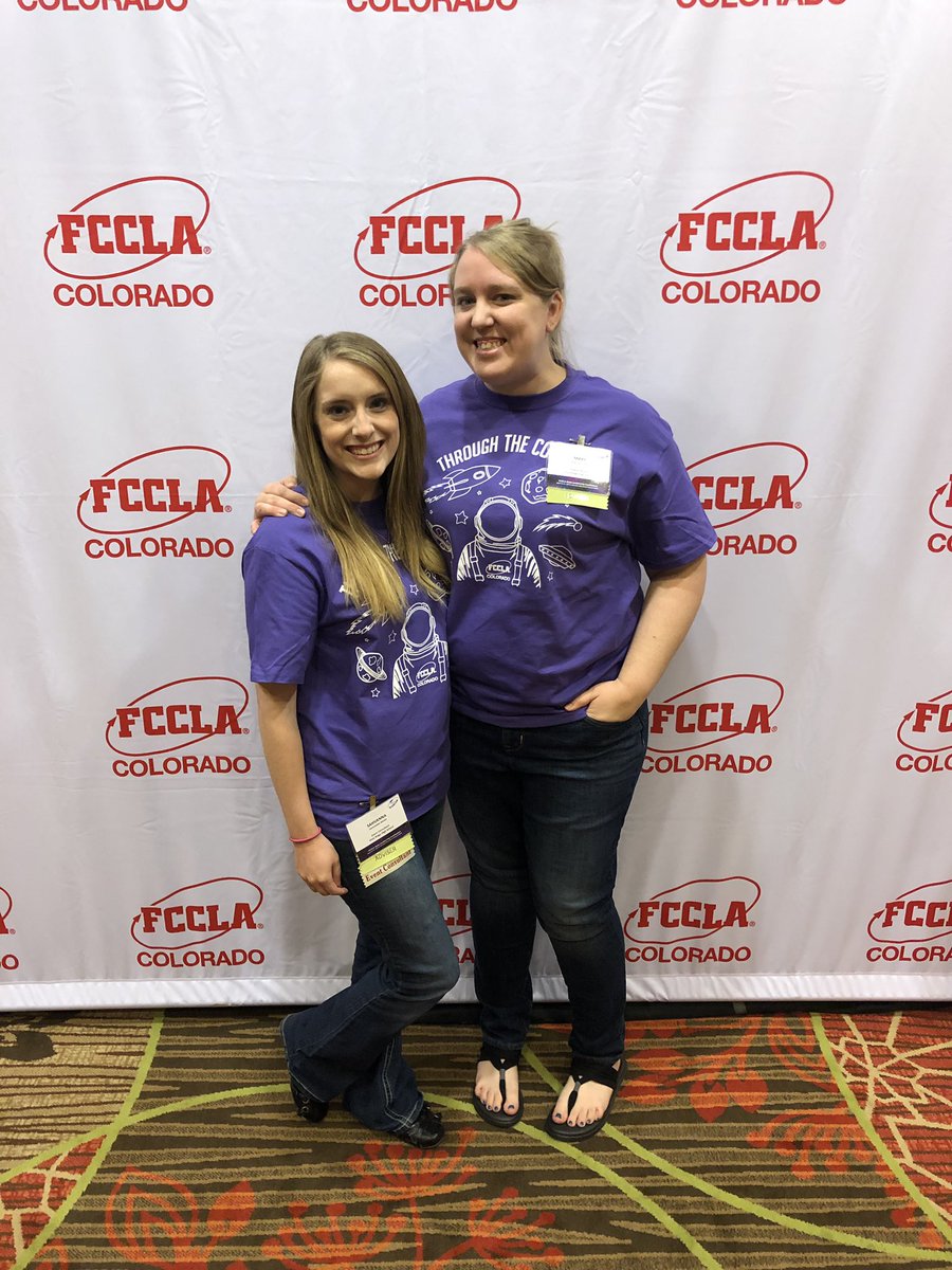marygoround82's tweet photo. Proud of our students @ColoradoFCCLA SLC! @MeaseFACS and I are so proud! #SayYesToFCS #wolfpackfacs https://t.co/tW7HSZW3Tn