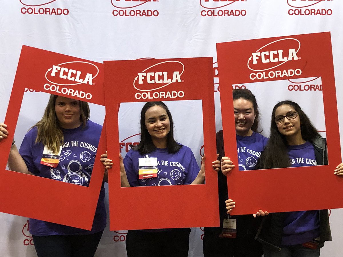 marygoround82's tweet photo. Proud of our students @ColoradoFCCLA SLC! @MeaseFACS and I are so proud! #SayYesToFCS #wolfpackfacs https://t.co/tW7HSZW3Tn