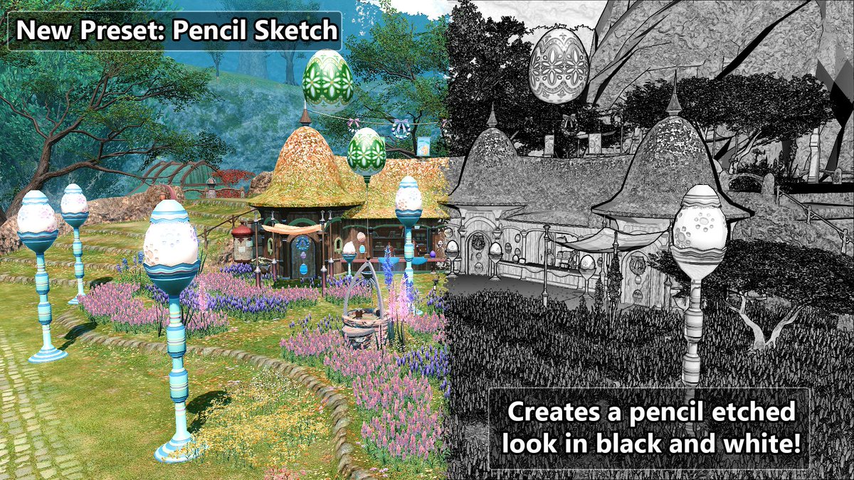 Espressolala's tweet photo. (1/5) Espresso Glow, the Reshade Installer for #FFXIV, has been updated to Version 9.2! This release has shader adjustments and the new Pencil Sketch preset!

https://t.co/QBOSnwwmoQ

#FF14  #espressoglow #ffxivsnaps #GPosers #lalafell #ララフェル #おはララ #reshade #GShade https://t.co/ugj2A4ezgA