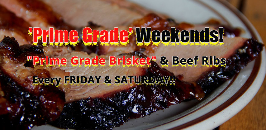 StubbysBBQ's tweet photo. Have you tried our new specials? Prime Grade #Brisket and #BeefRibs! Every #Friday and #Saturday! #Arkansas #HotSprings #EasterWeekend https://t.co/sxqsTDzBYj