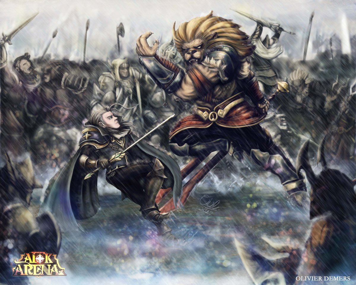 Olivier_DemersL's tweet photo. Here is my submission for the #afkarenacontest .
@afk_arena
ID:1836759
Gamer name:oli
Server:S23
#thane #brutus #afkarena #lightbearer #mauler #digital_art #battle #mobilegame #gamer #war #flashstep #olivier_demers #fight #finishhim #mtg #fantasyart #art #LongLiveTheKing https://t.co/pmPmNS0Ee8