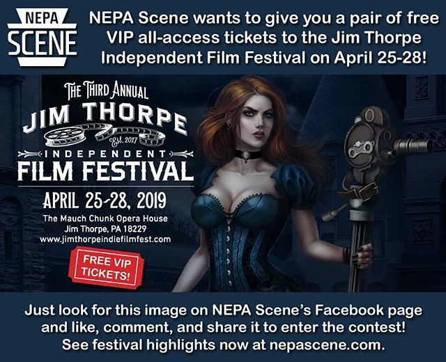 The Jim Thorpe Independent Film Festival is back for its third year at the Mauch Chunk Opera House on Thursday, April 25 through Sunday, April 28, and we want to give YOU a pair of free VIP all-access tickets to the entire weekend of 90 new films, includ… bit.ly/2GmSn1Y