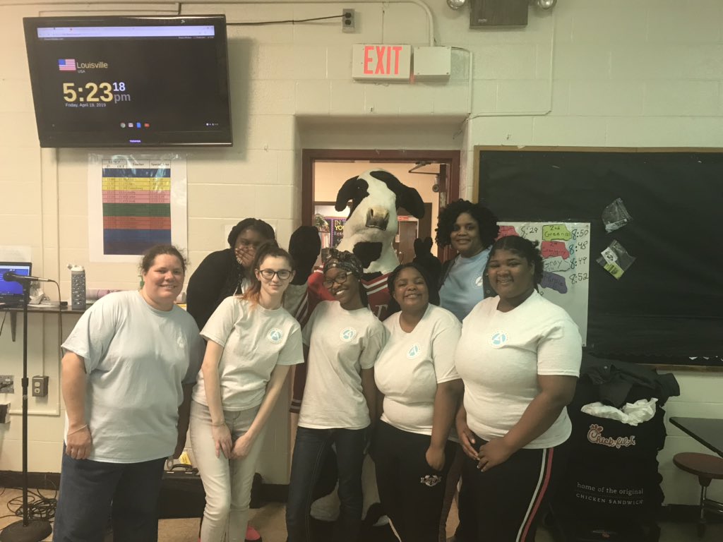 Liberty High School Chick-Fil-A Academy students hosting a Fun Night at Indian Trail. Students are donating household goods to the needy. Love my students! Special thanks to Mrs. Rhodes, Celeste Braxton, and Indian Trail Elementary!
