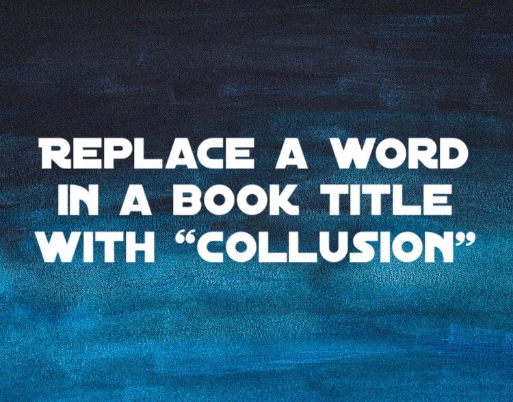 MisfitsPolitics's tweet image. Happy #MuellerReport week! #MisfitMischief