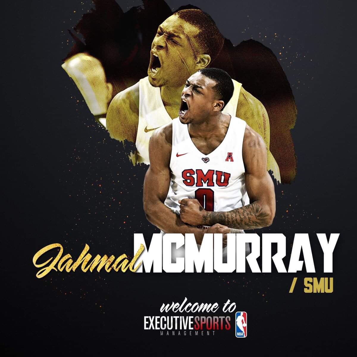 ESM is excited to announce the signing of (PG) “Jahmal McMurray‼️This kid is a scoring machine and led SMU this season with (18.1ppg). Very excited about this young man🙏🏽🏀 “Edit by ESM - <a href="/radalex51/">Alex Rad</a>” #Blessed #PhotoOfTheDay #Photo #NBA #Ballislife #Basketball #Future #SMU