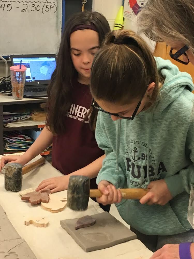 StrathamSchool's tweet image. Tile murals for our 30th anniversary with Artist in Residence Robert Roswell! We cannot wait to see how these turn out!