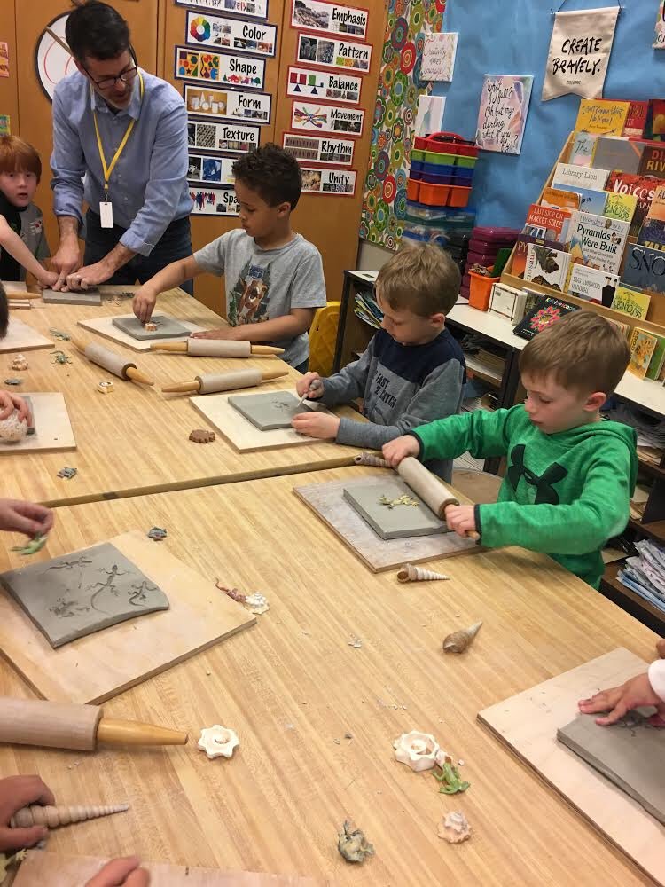 StrathamSchool's tweet image. Tile murals for our 30th anniversary with Artist in Residence Robert Roswell! We cannot wait to see how these turn out!