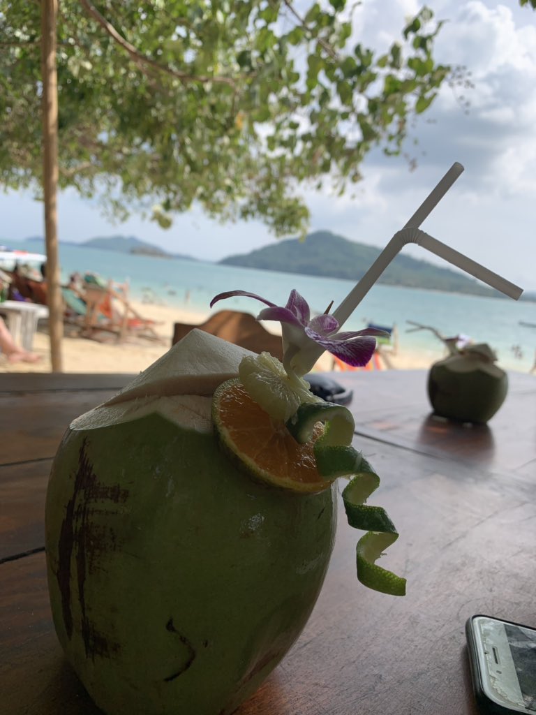 zoeesmiith3's tweet photo. Not trying to brag but this was my day yesterday travelling around the Phi Phi islands of Phuket in 30+ degree heat 🌴 The most perfect way to spend my holidays away from uni work 😍 https://t.co/WMZ4QDdBrV