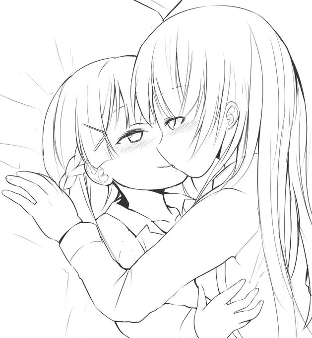 休憩落書き。あとで塗る 