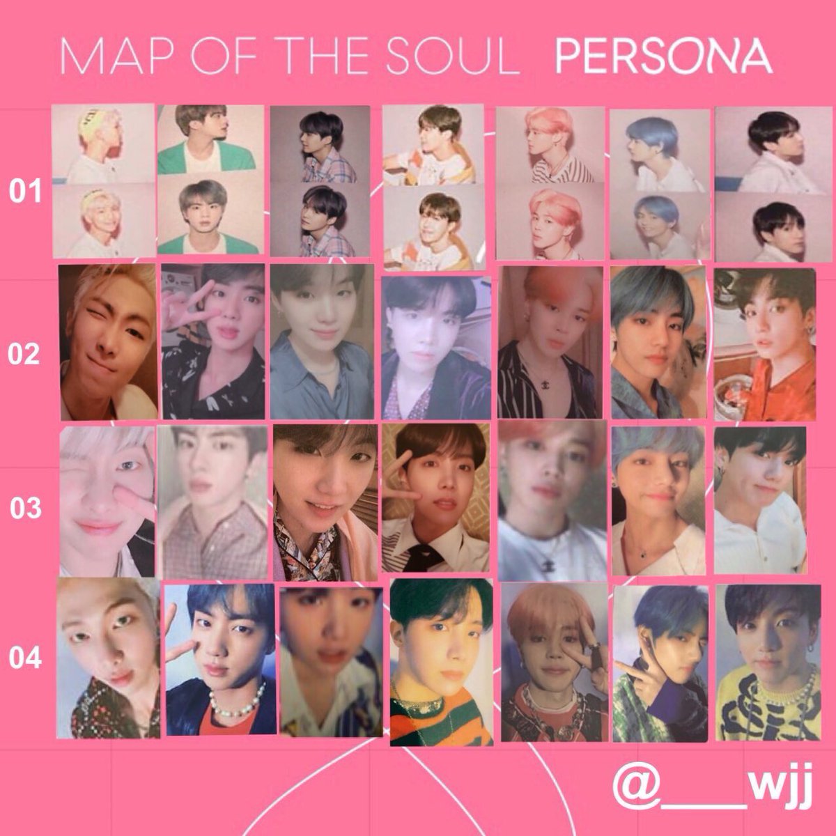 MAP OF THE SOUL : PERSONA  アルバム　テヒョン　トレカ