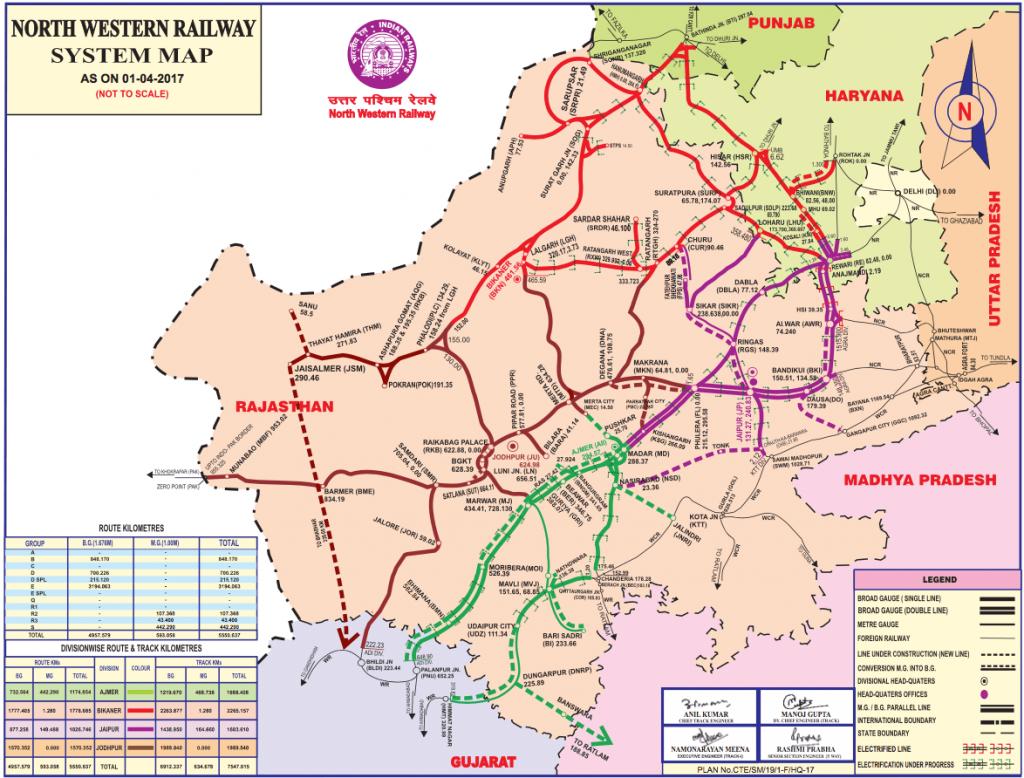 Dialmenow's tweet photo. Facts about #Railway Network in #Rajasthan?

Rajasthan has a total #Railway_Network spanning 5870 Kms

Broad Gauge: 4868.06 Kms (64.98%) (74.04% of India)
Meter Gauge:  915 Kms (33.55%)       (21.02% of India)
Narrow Gauge: 86.76 Kms (1.47%)     (5.2% of India)

(Upto March 2017) https://t.co/XDSSmAlE8P