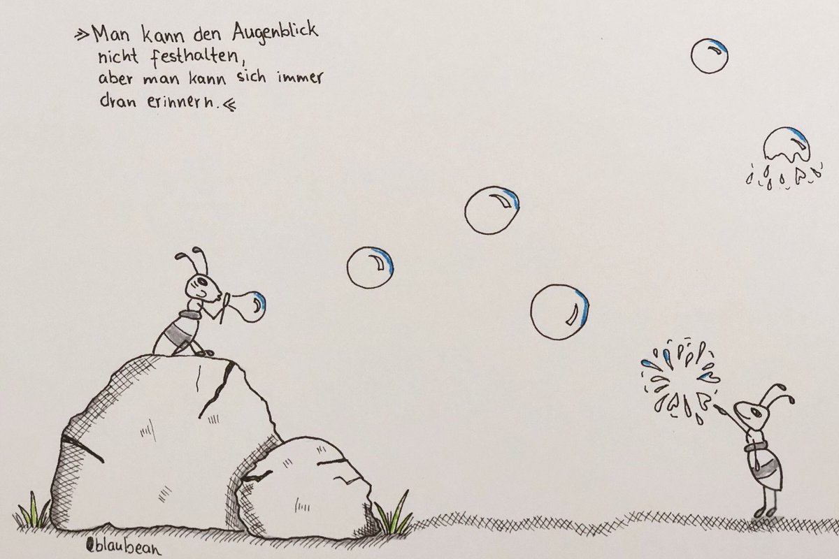 wirbelkoepfe's tweet photo. „Man kann den #Augenblick nicht festhalten, aber man kann sich immer dran erinnern.“
#kleinekunstklasse #a_pril #ants @AoBa1895 https://t.co/S5GmWsPPfd