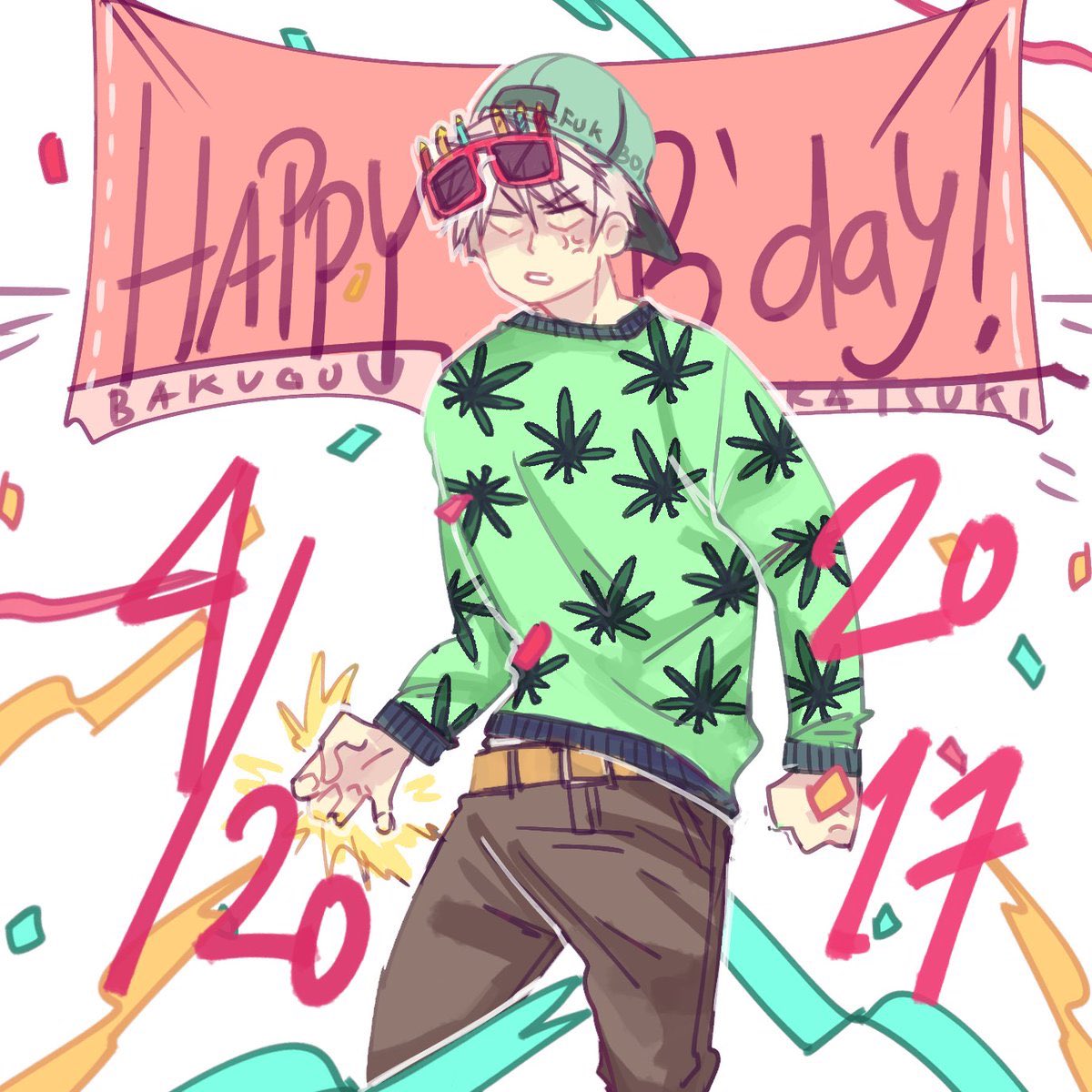 AlmightyDEKU's tweet photo. happy birthday kaachan! 🎈 https://t.co/GNbITptbrT