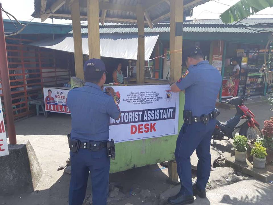 ParacaleMps02's tweet photo. Motorist Assistance Desk at Barangay Batobalani, PCN https://t.co/Sg3hWHnOqP