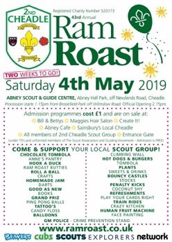 2ndCheadle's tweet photo. Two week to go! ☀️☀️☀️#Cheadle #RR43 @cheadlescouts @GMEscouts https://t.co/jJ4vowOSGK