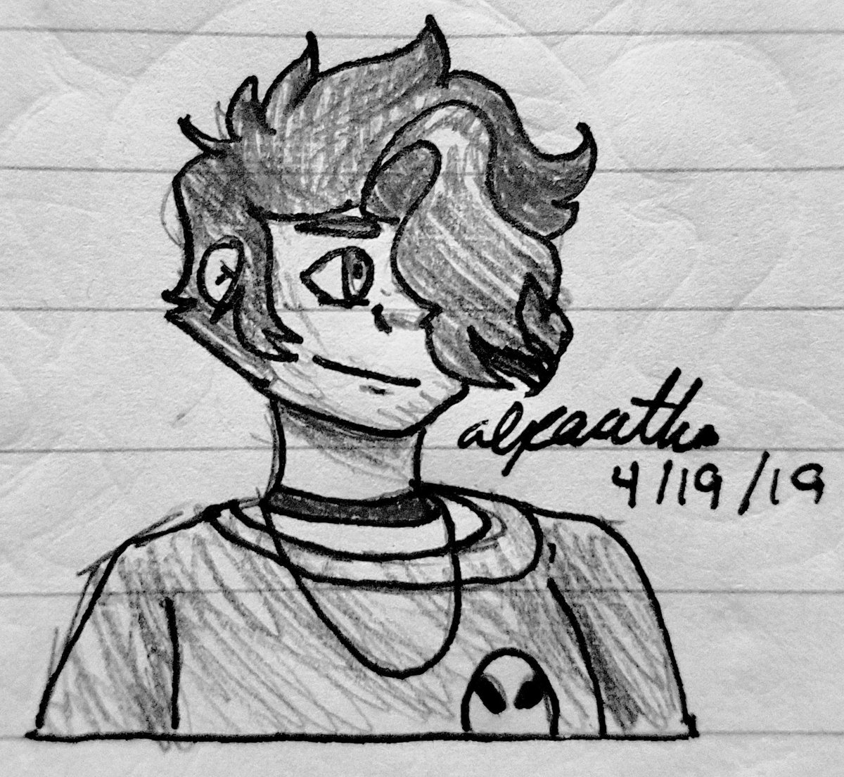FourLeafLily's tweet photo. April 19, 2019. Character: Simon by @John10928727 #alphadailydoodle #aprildailydoodle #alphaart #alphadoesadoodle #friendcharacter #fanart https://t.co/A3vJb0bNbW