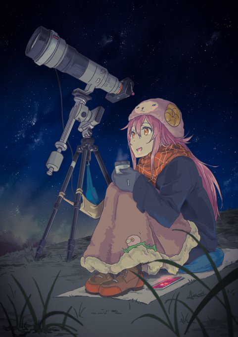 「座る 望遠鏡」のTwitter画像/イラスト(新着)｜2ページ目