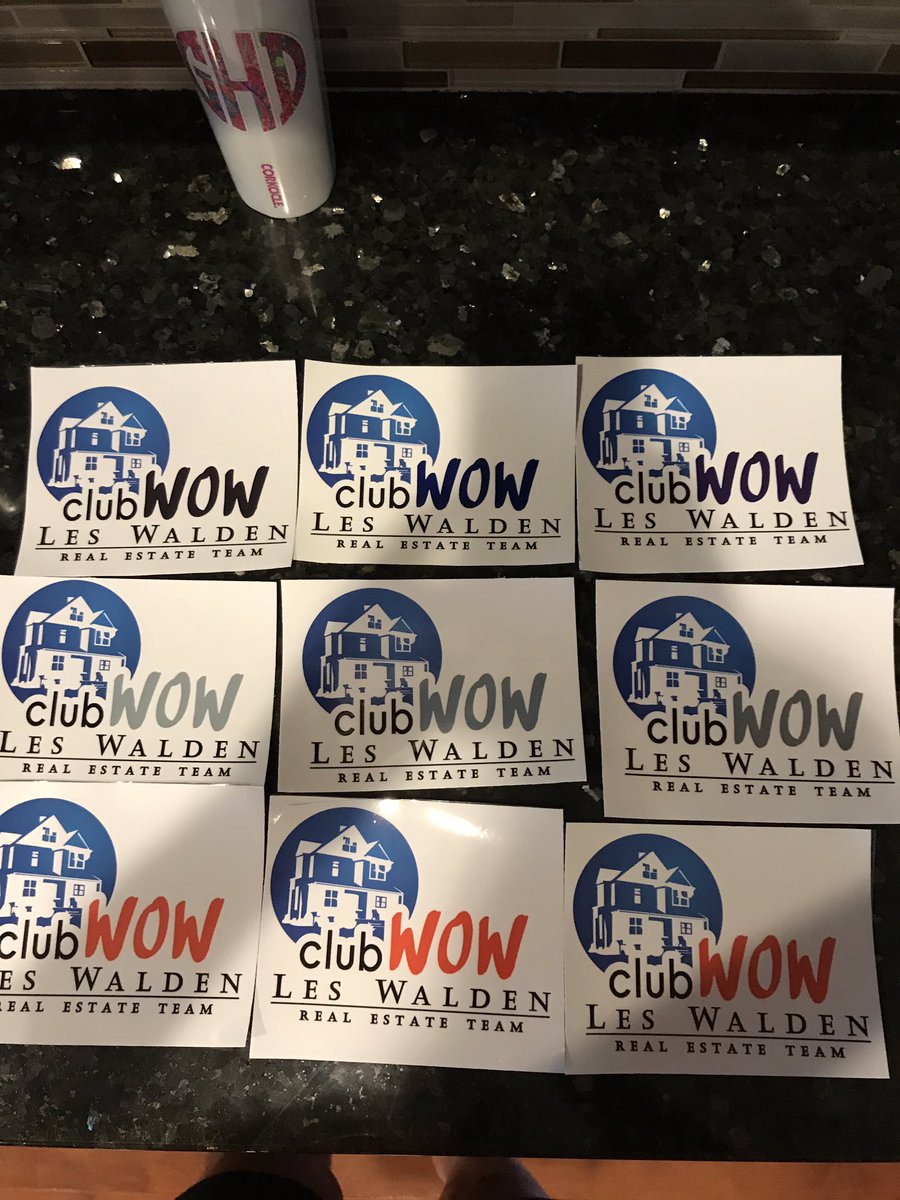 LesWalden's tweet photo. Hey friends. Introducing a new club. ClubWOW is what our team strives for. We don’t want to meet your expectations we want to far exceed them. We want to WOW you. Because we care that much. Which club logo do you like. #clubWOW pick one https://t.co/qtmTznqLB6