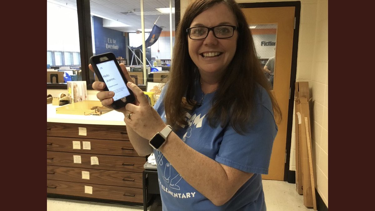 jbates74's tweet photo. Just after I found out that we, @TrittSTEM had been selected for the GLMA 2019 Elementary Judy Serritella Exemplary Media Program!
 @glma, #GaLibChat,
 #Futurereadylibs, and #EMP19 https://t.co/FnoJn3vOg9
